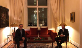 Treffen des Präsidenten des Deutsch-Armenischen Forums und des Botschafters der Republik Armenien in Deutschland