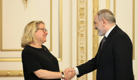 Die Bundesministerin Svenja Schulze besuchte Armenien