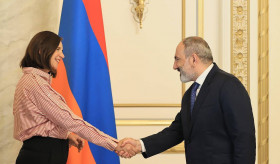 Premierminister Nikol Pashinyan empfing Katrin Göring-Eckardt, die Vizepräsidentin des Deutschen Bundestages