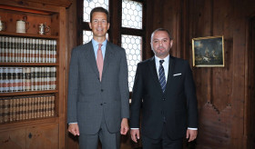Botschafter überreichte  sein Beglaubigungsschreiben an S.D. Erbprinz Alois von und zu Liechtenstein des Fürstentums Liechtenstein