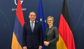 Besuch des Wirtschaftsministers der Republik Armenien, Vahan Kerobyan, in Deutschland