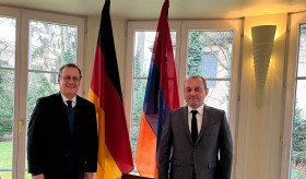 Treffen des Botschafters mit dem Prodekan der Juristischen Fakultät der Humboldt-Universität zu Berlin,  Herrn Prof. Dr. Martin Heger