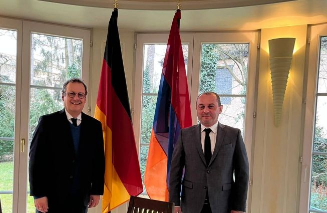 Treffen des Botschafters mit dem Prodekan der Juristischen Fakultät der Humboldt-Universität zu Berlin,  Herrn Prof. Dr. Martin Heger
