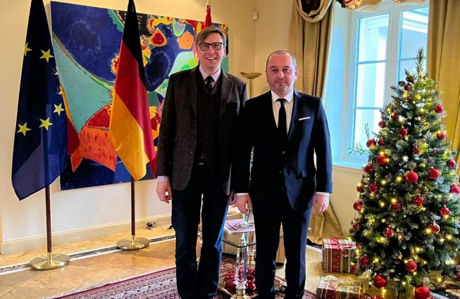 Treffen des Botschafters mit dem Abgeordneten des Bundestages, Herrn Michael Sacher (Bündnis 90/Die Grünen)