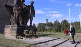 Gedenkveranstaltung auf dem Gelände des ehemaligen Konzentrationslagers Dachau