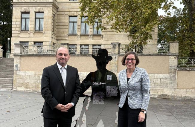 Treffen mit einer Vertreterin der Robert Bosch Stiftung
