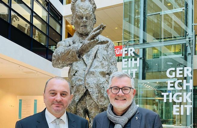 Դեսպանի հանդիպումը Բունդեսթագի պատգամավոր Դիթմար Նիթանի հետ