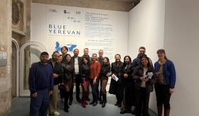 Er&ouml;ffnung der multimedialen Ausstellung &sbquo;Blue Yerevan&lsquo; im Rahmen der Veranstaltungen des Kulturjahres Jerewan&ndash;Leipzig