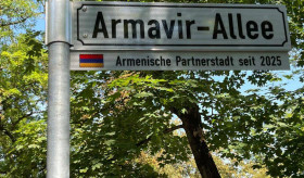 Նաումբուրգում բացվեց Արմավիր քաղաքի անունով ծառուղի