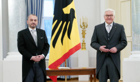 Der neu ernannte Botschafter der Republik Armenien in Deutschland überreichte dem Bundespräsidenten sein Beglaubigungsschreiben