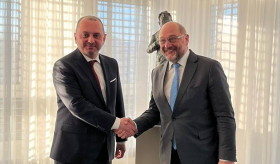 Treffen des Botschafters mit dem Vorsitzenden der Friedrich-Ebert-Stiftung,  Herrn Martin Schulz