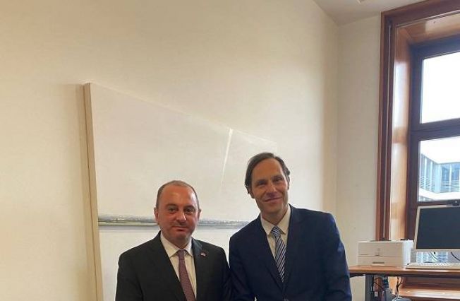 Հանդիպում ԳԴՀ ԱԳՆ Արևելյան Եվրոպայի, Կովկասի և Կենտրոնական Ասիայի հարցերի հանձնակատար դր. Նիկլաս Վագների հետ